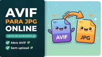 AVIF para JPG online