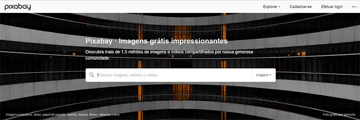 Banco de fotos Pixabay