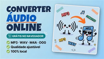Converter áudio online grátis